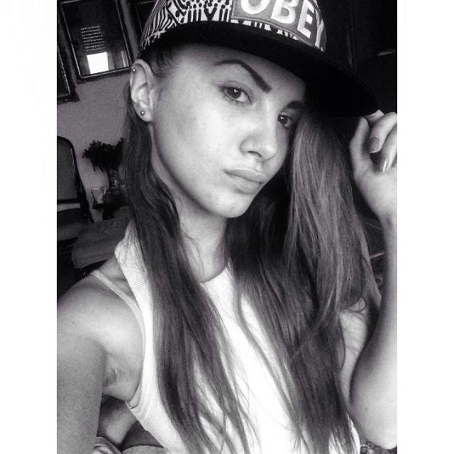 Black and white