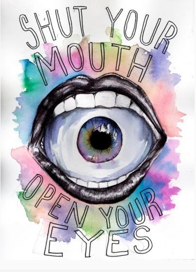 shut your mouth
