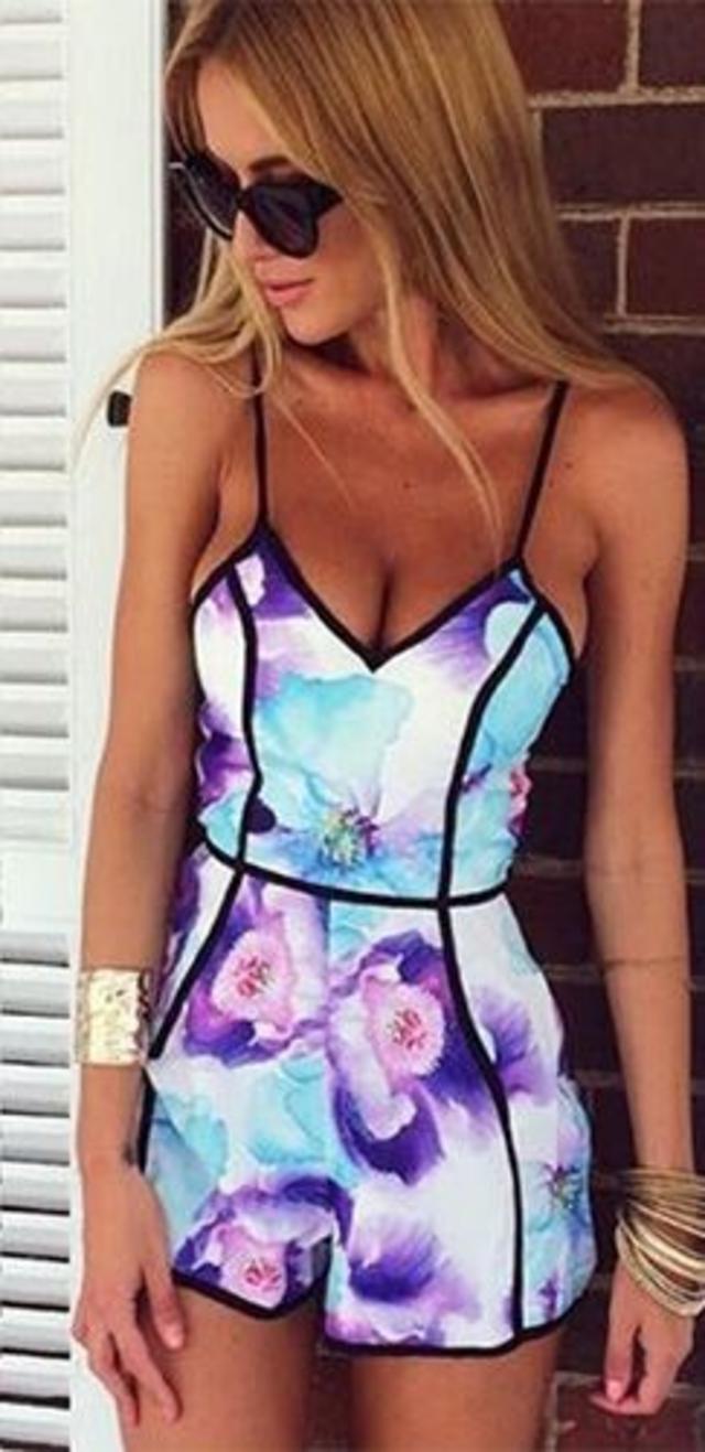 Purple floral