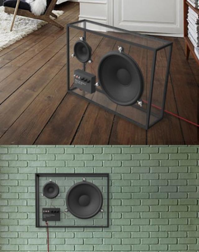 Invisible speaker design by People People
